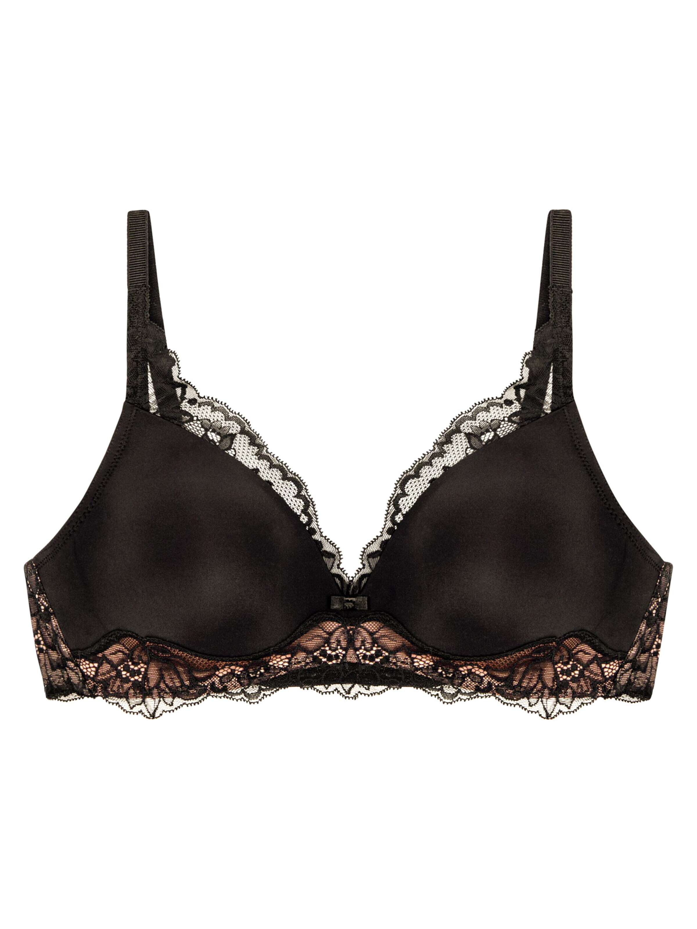 TRIUMPH T-Shirt BH 'Amourette Charm'‌‌‌‌‌‌‌‌‌ in Schwarz: Vorderseite