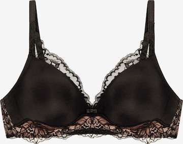TRIUMPH T-Shirt BH 'Amourette Charm' in Schwarz: Vorderseite