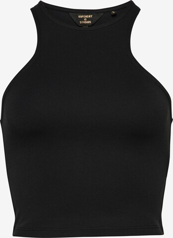 Superdry Tanktop 'Racer' in Schwarz: predná strana