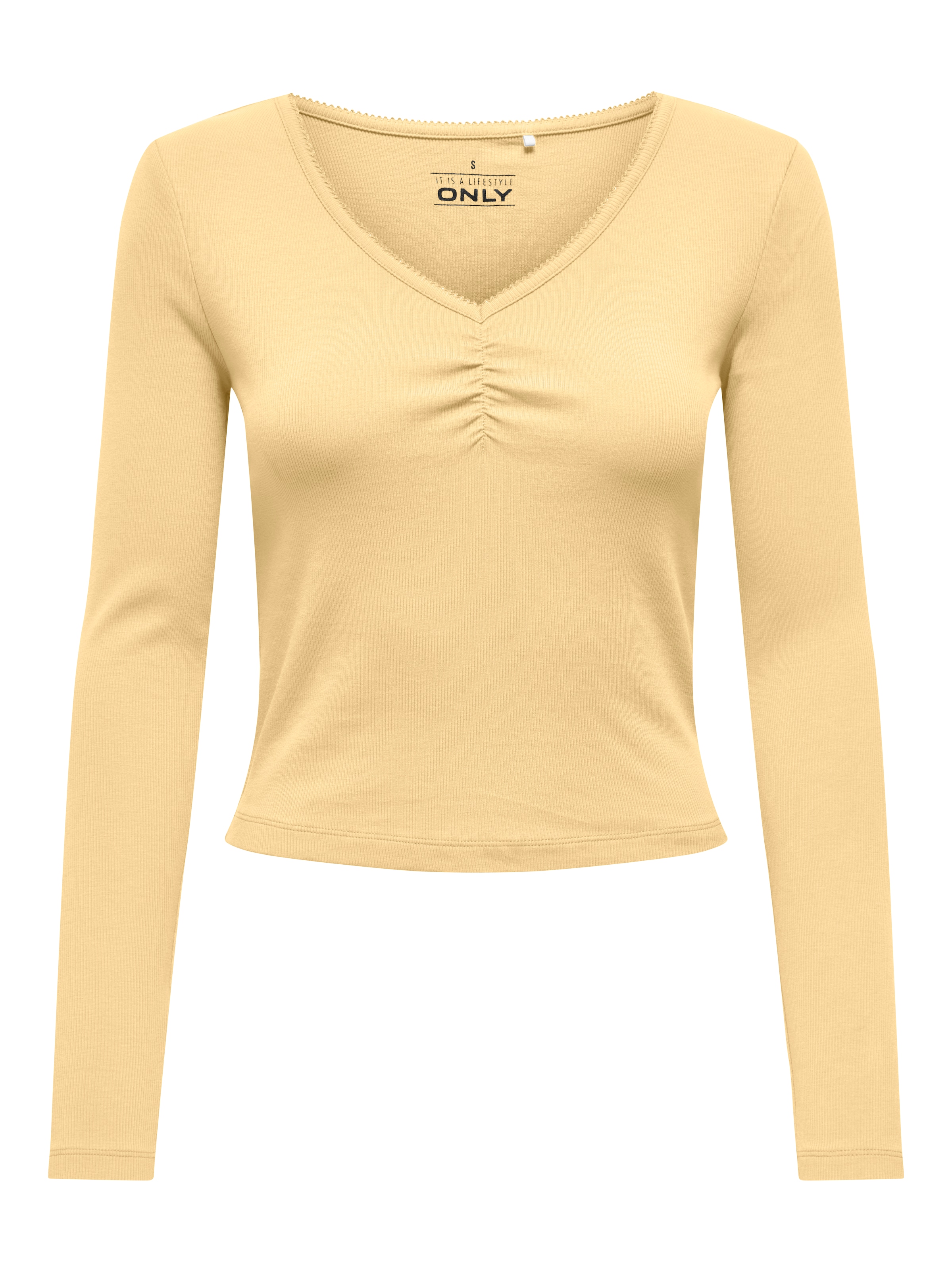 ONLY Shirt in Yellow: front