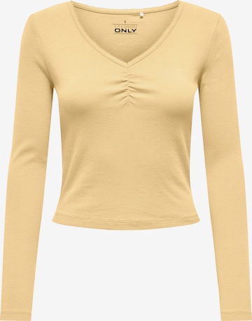 ONLY Shirt in Gelb: Vorderseite
