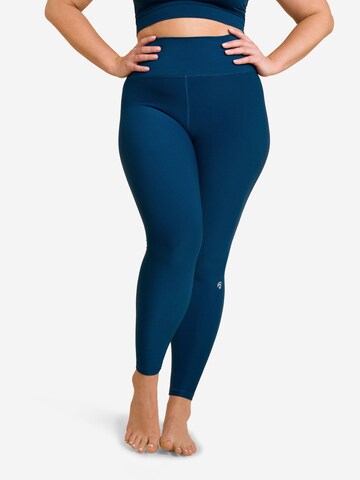 Skinny Leggings 'Beverly' OCEANSAPART en bleu : devant