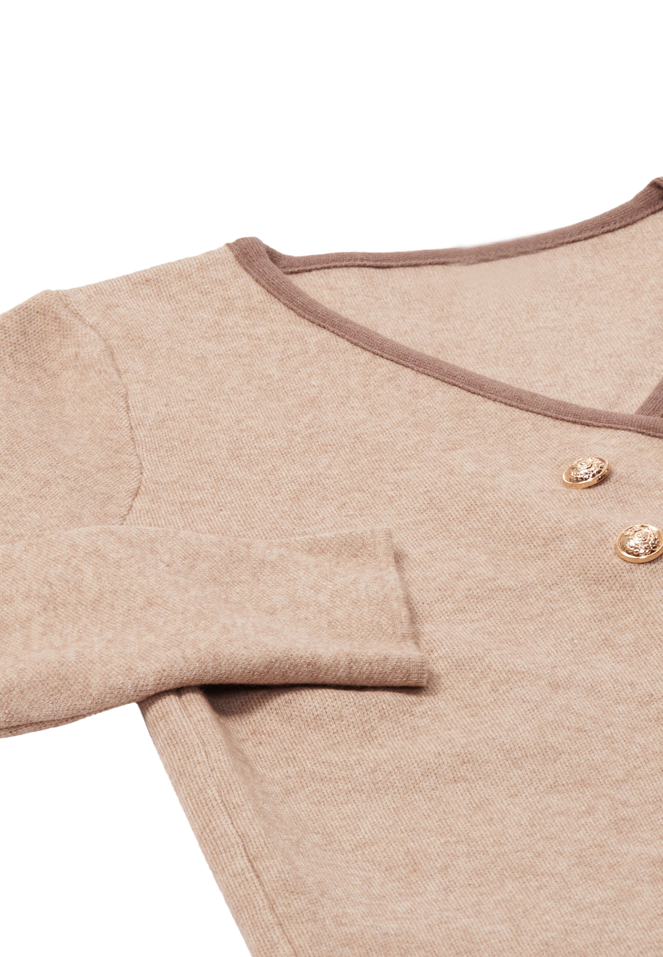 NAEMI Strickjacke in Braun