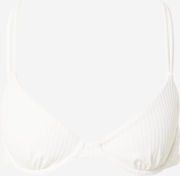 NLY by Nelly T-shirt Bikiniöverdel i vit: framsida