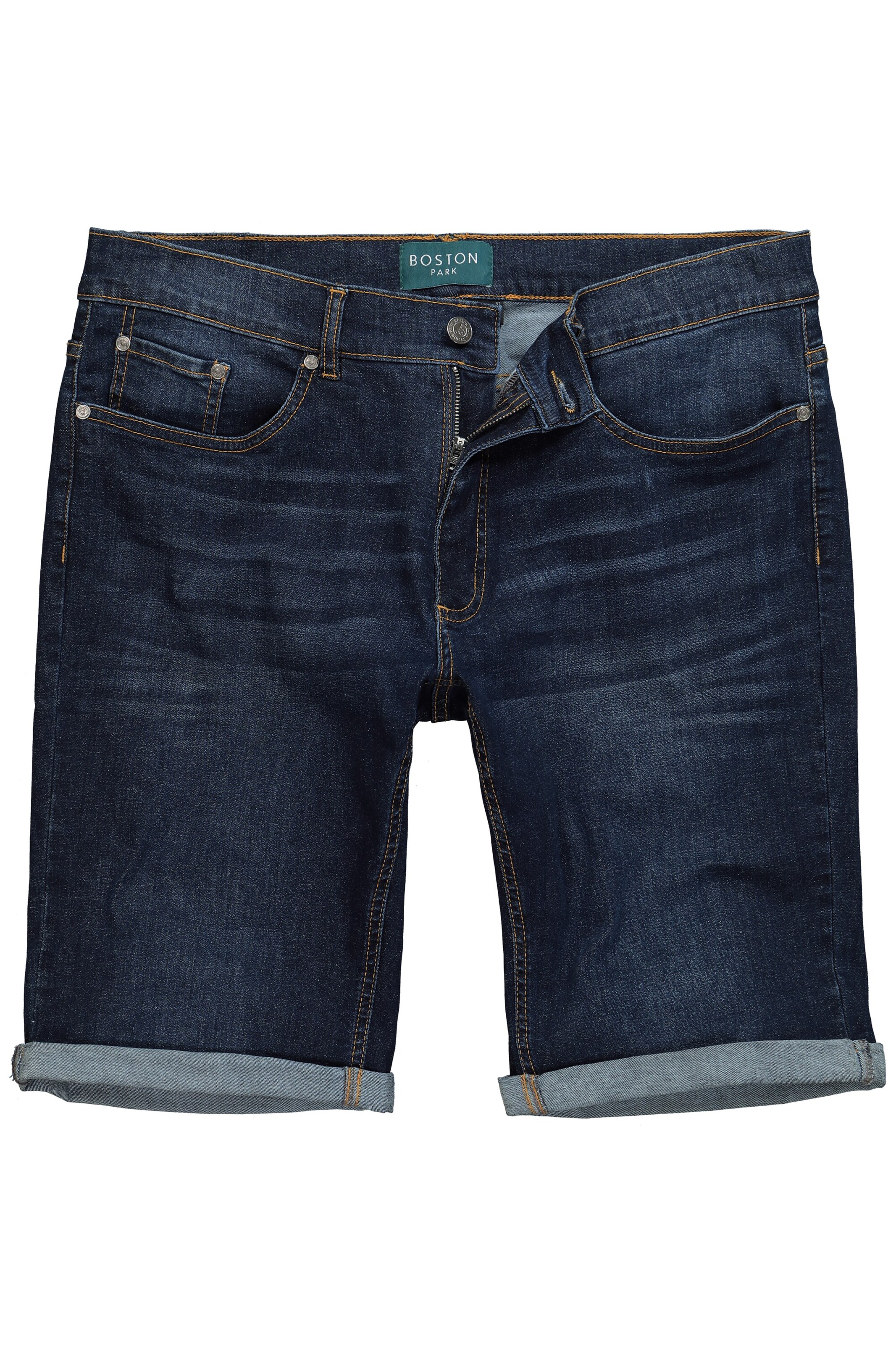 Boston Park Broek in Blauw: voorkant