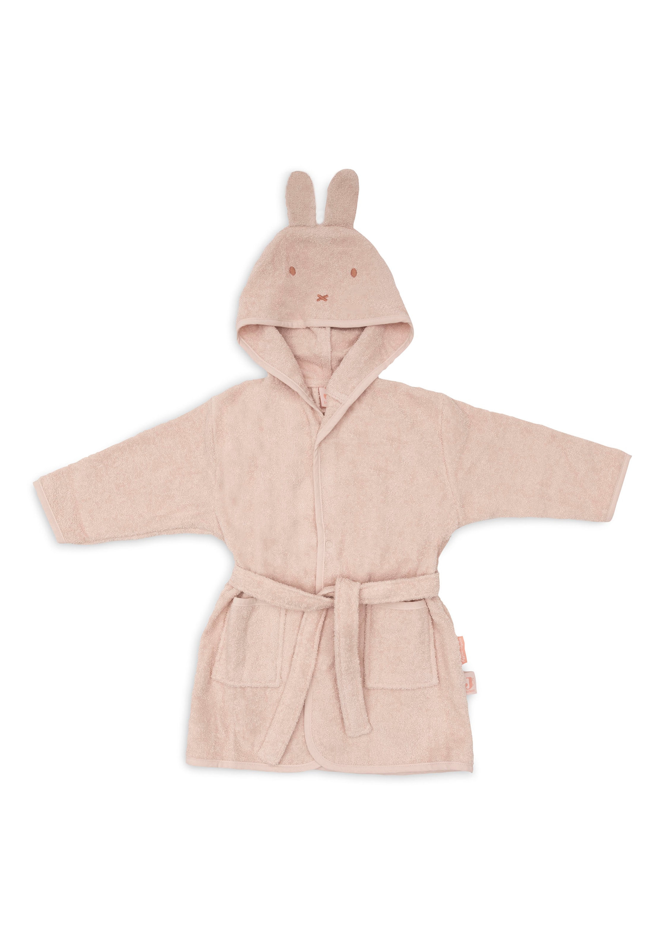 Jollein Bathrobe in Pink: front