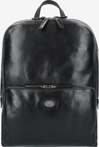 The Bridge Backpack in Black: front