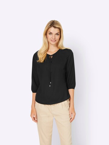 heine Blouse in Zwart