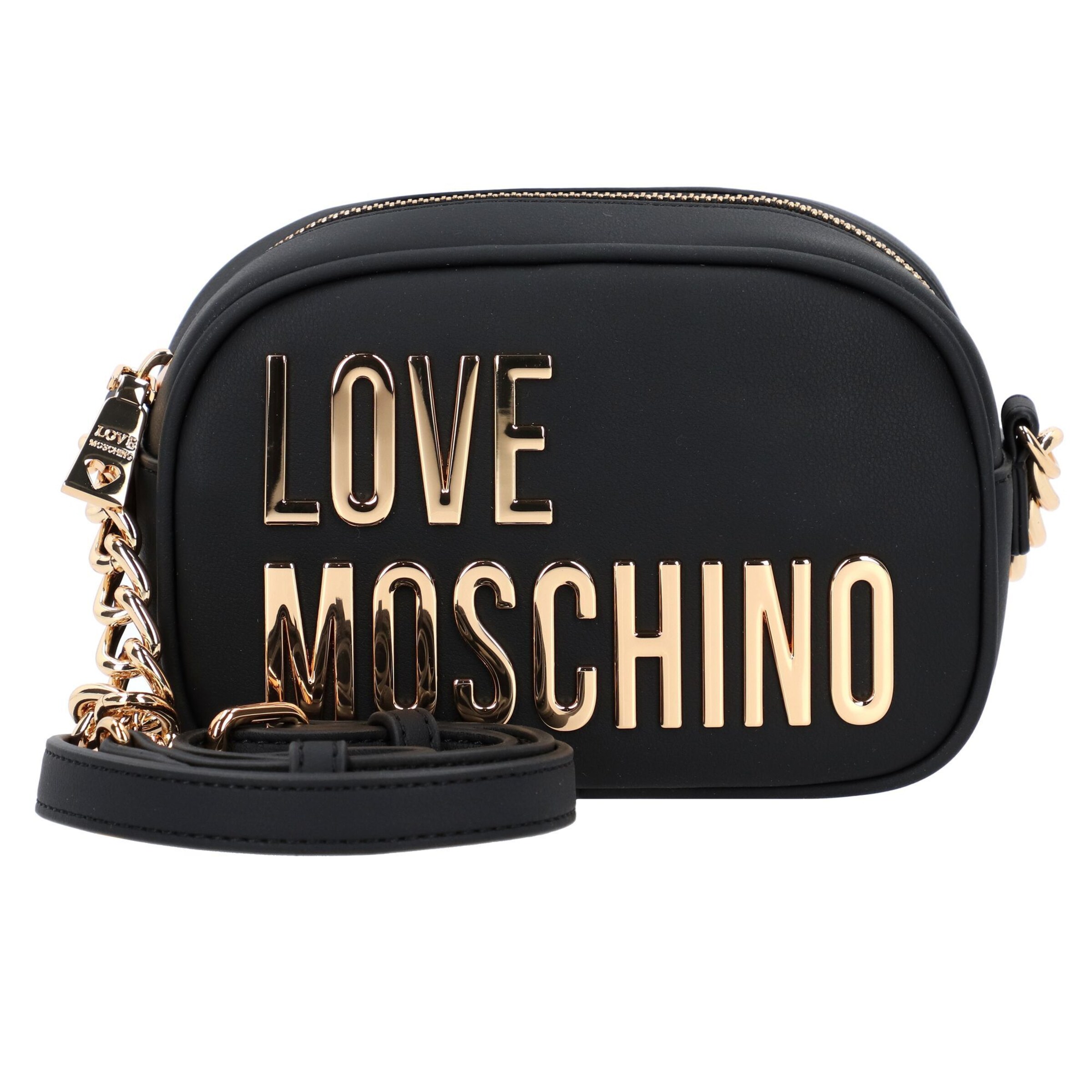 Sac à bandoulière 'Bold Love' Love Moschino en noir : devant
