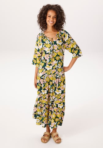 Aniston CASUAL Summer Dress in Green: front