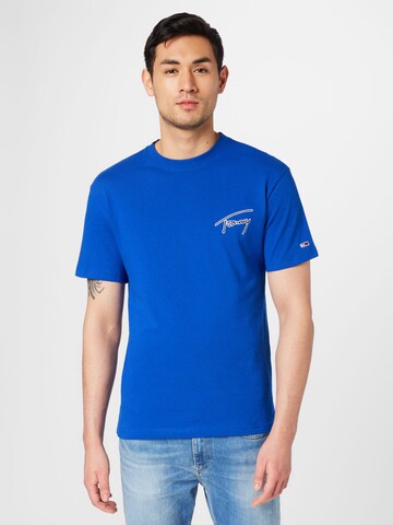 Tommy Jeans T-Shirt in Blau: Vorderseite