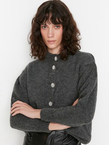 Trendyol Knit cardigan in Grey