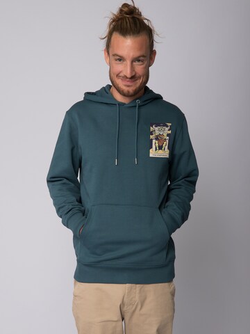 Sweat-shirt ' Tarot The Emperor ' Watapparel en bleu : devant