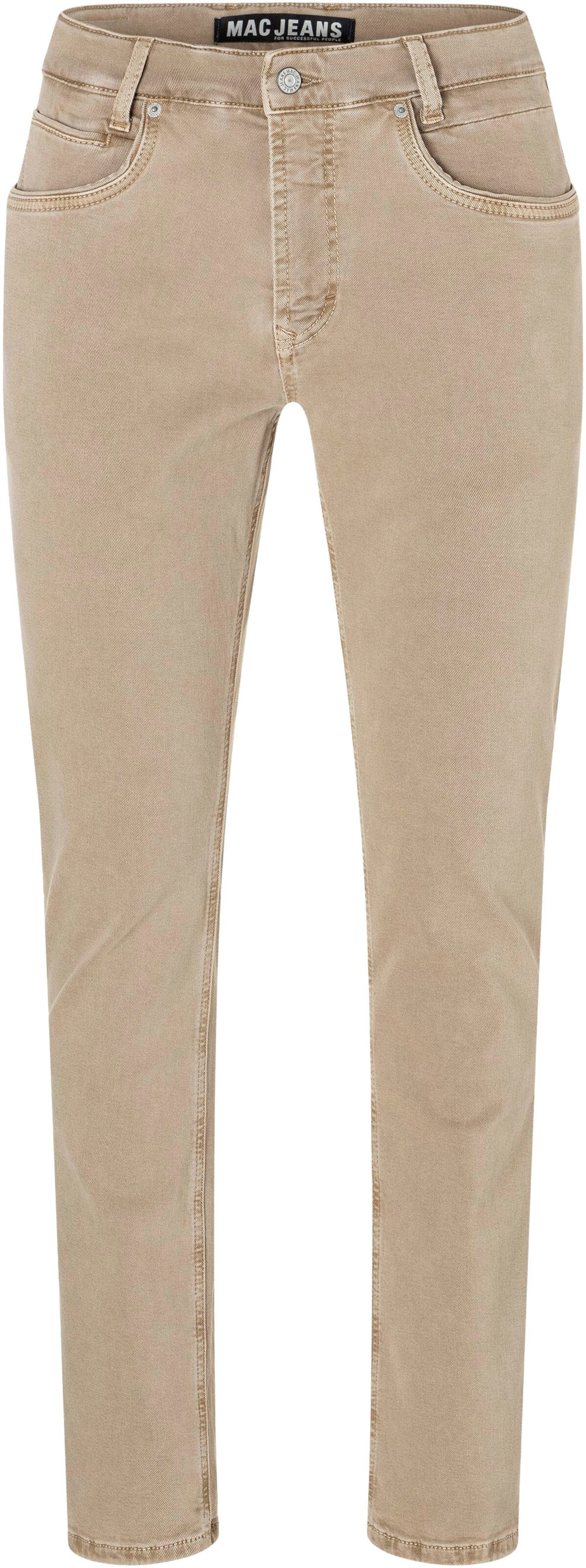 MAC Slim fit Jeans in Beige: front