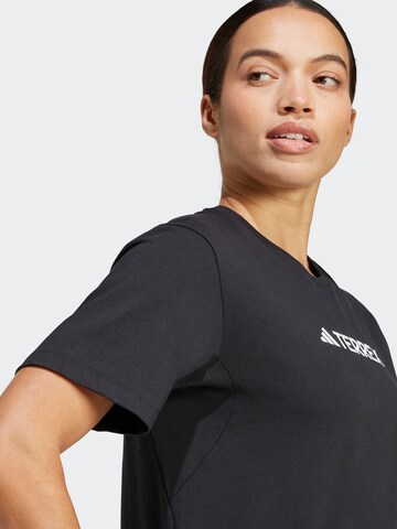 T-shirt fonctionnel ADIDAS TERREX en noir