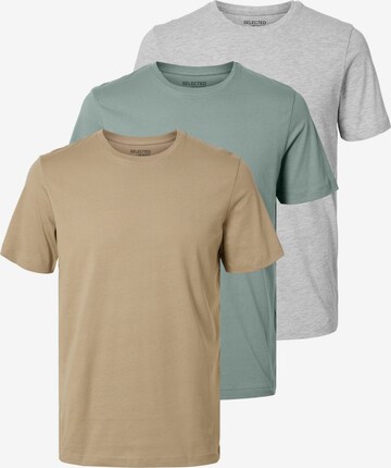 T-Shirt SELECTED HOMME en mélange de couleurs : devant