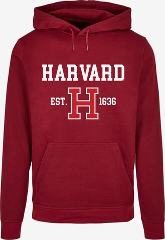 Sweat-shirt 'Harvard University - Est 1636' Merchcode en rouge : devant