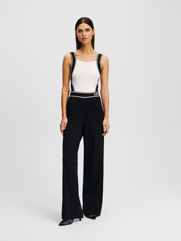 Karl Lagerfeld Jumpsuit in Black: front