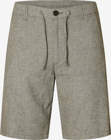 SELECTED Chino Pants 'SLHBRODY' in Brown: front