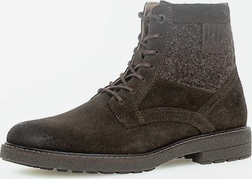 Pius Gabor Lace-Up Boots in Brown: front