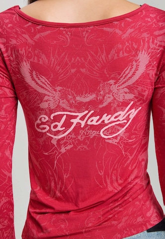 Maglietta di Ed Hardy in rosa