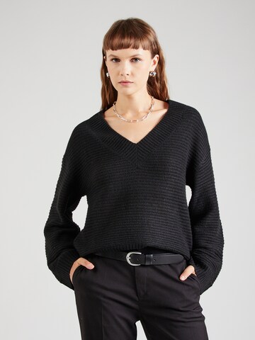 JDY Sweater 'JDYMADDY' in Black: front