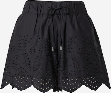 UNITED COLORS OF BENETTON Shorts in Schwarz: predná strana