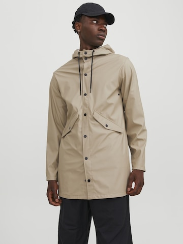 JACK & JONES Between-Seasons Coat in Beige: front