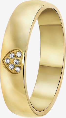 Lucardi Ring in Goud: voorkant