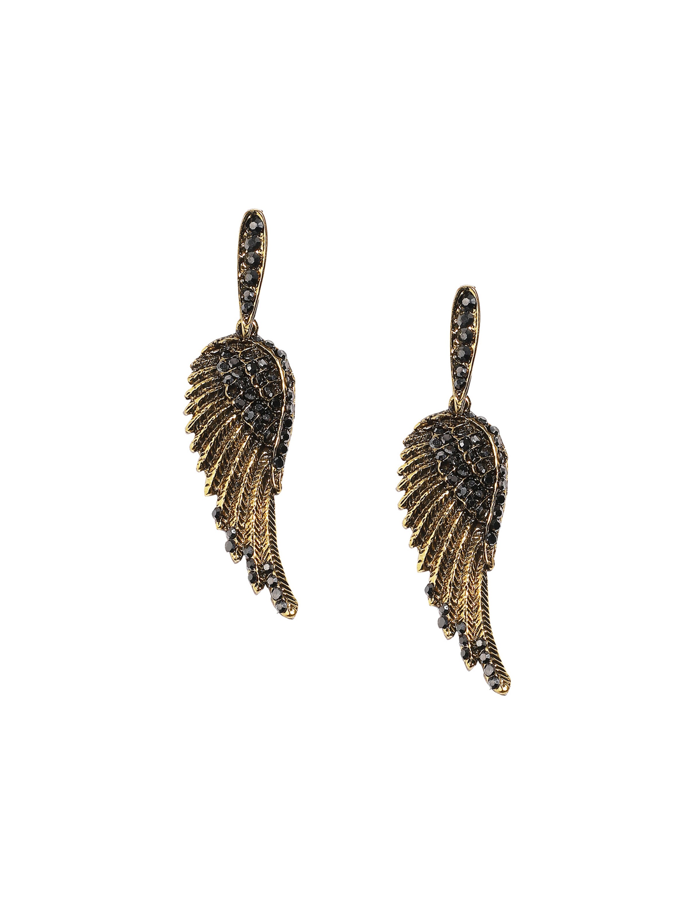 SOHI - Pendientes ' Amilia ' en oro: frente