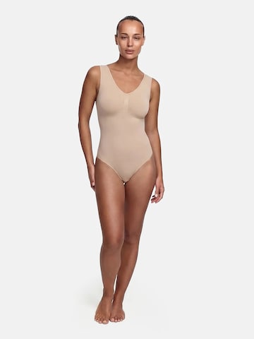 cfab (formerly creamy fabrics) Shapingbody 'Tank Bodysuit Sculpting Shapewear mit Slip' i beige
