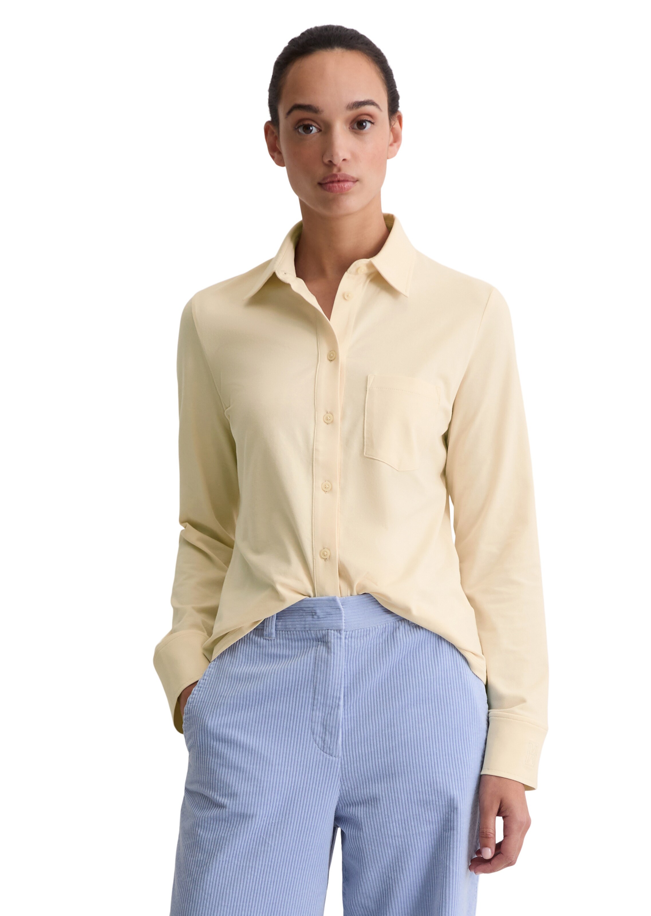 Marc O'Polo Bluse in Beige: Vorderseite