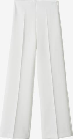 MANGO Bootcut Pantalon 'PALACHIN' in Wit: voorkant