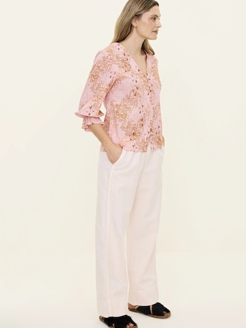 Odd Molly Blouse 'Blooming' in Roze