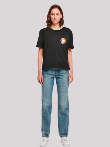 F4NT4STIC Shirt 'Heroes of Childhood Pinocchio Sundowner' in Zwart