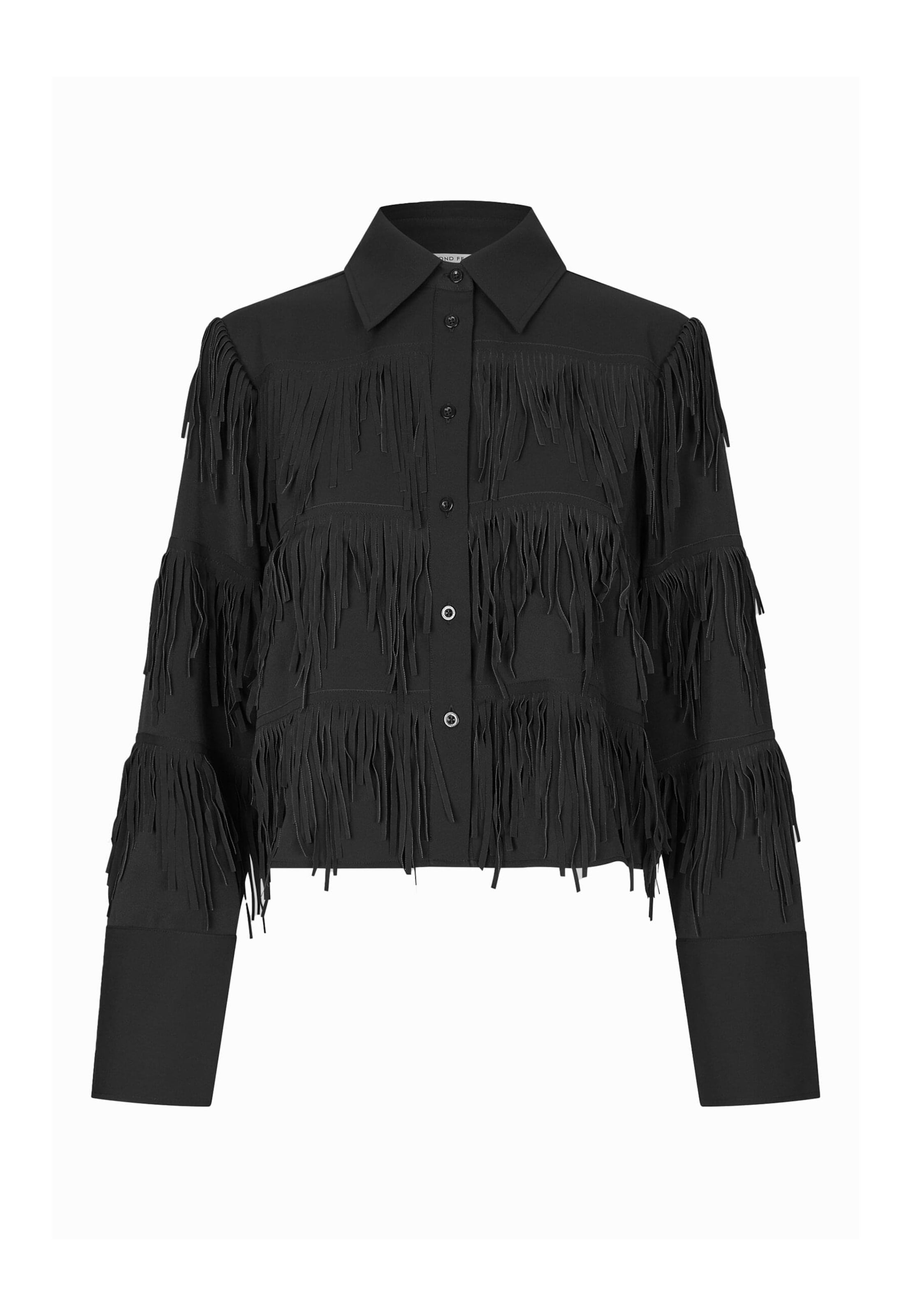 SECOND FEMALE Halenka 'Dancing' – černá: přední strana