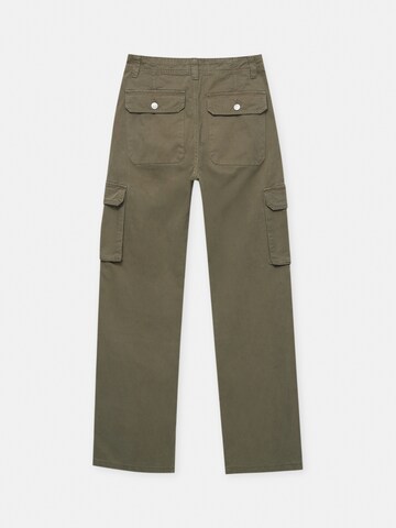 Loosefit Pantaloni cargo di Pull&Bear in verde