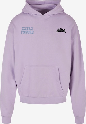 Sweat-shirt ' Dreamy Universe ' Lost Youth en violet : devant