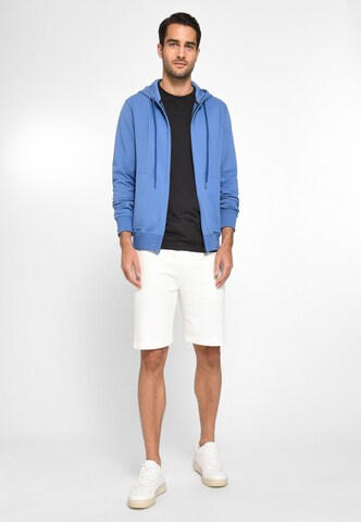 Louis Sayn Zip-Up Hoodie in Blue