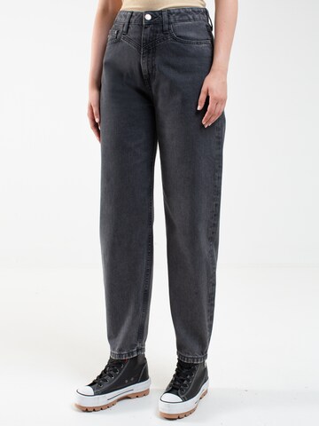 BIG STAR Tapered Jeans 'Ria' in Zwart: voorkant