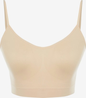 Bustino Reggiseno di Trendyol in beige: frontale