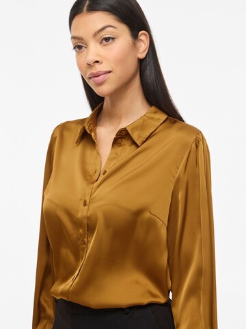 VILA Bluse 'VIEnna Ravenna' in Braun