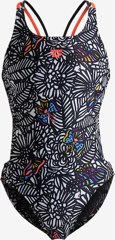 ARENA Бюстье Купальник 'COLORS BOOK' в Черный: спереди