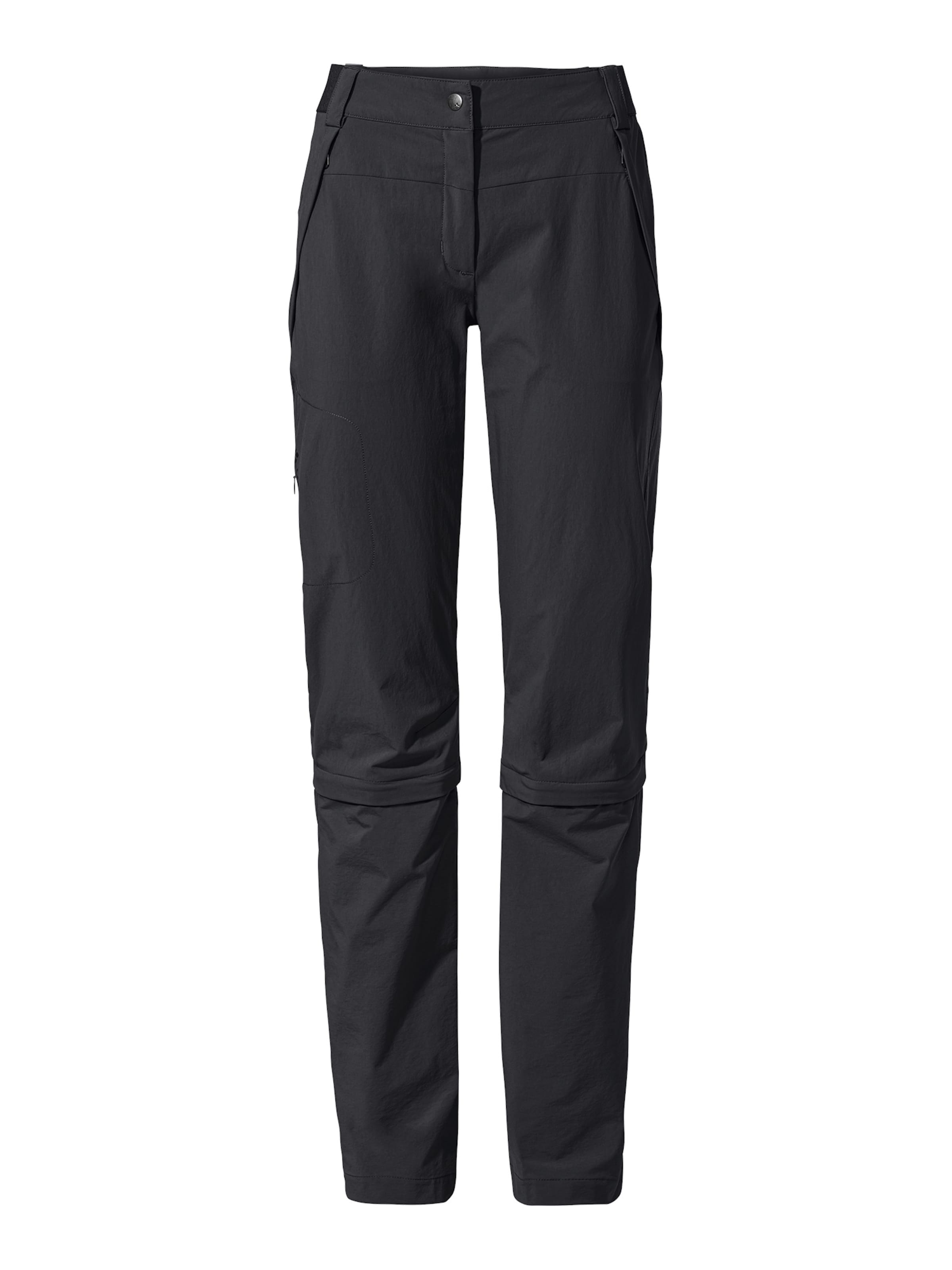 VAUDE Outdoor trousers 'Farley' in Black: front