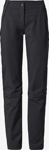 VAUDE Outdoor Pants in Black: front