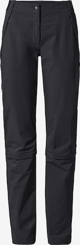 VAUDE Regular Outdoor Pants in Black: front