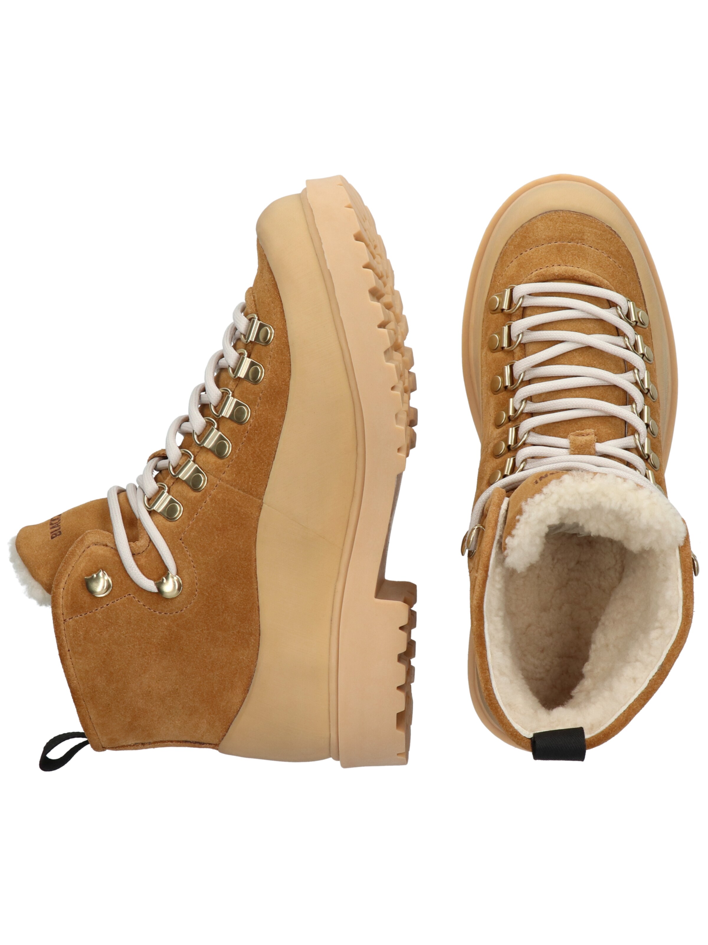 BLACKSTONE Stövlett med snörning 'Rock Dree CL247' i brun