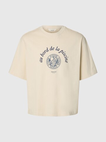 SELECTED Shirt in Beige: front