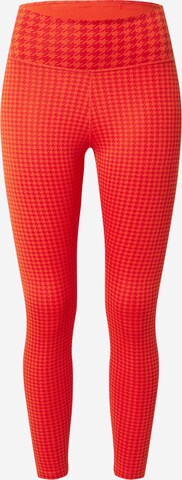NIKE Skinny Sportsbukser i rød: forside