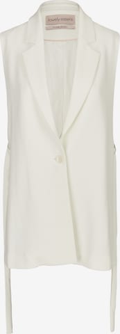 Gilet 'Bea' Lovely Sisters en blanc : devant